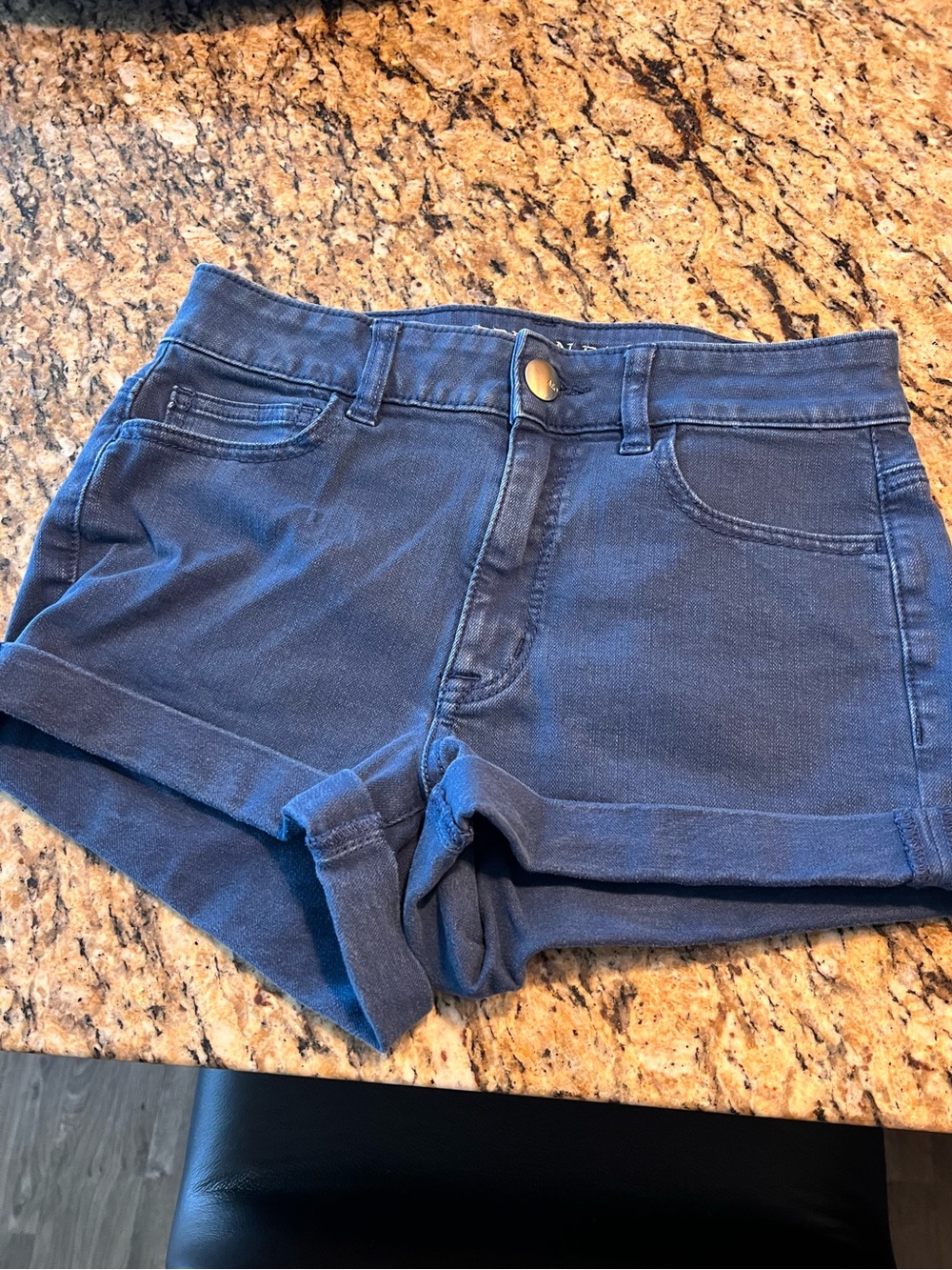 American Eagle Hi-Rise Shortie Jean Shorts